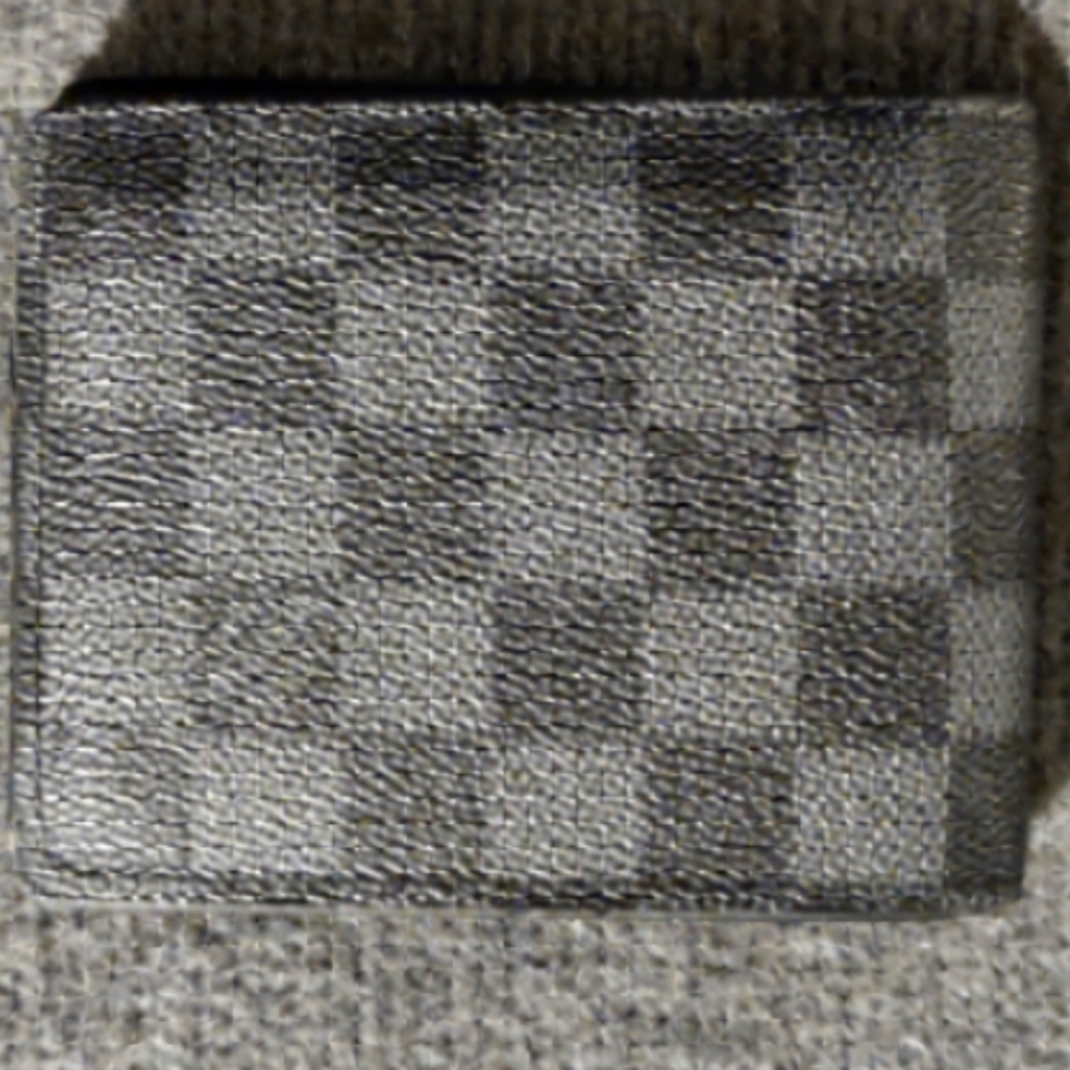 Lv Multiple Damier Graphite Wallet